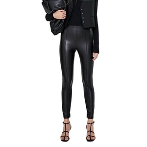 ZARA TRAFALUC Vegan Leather Pants